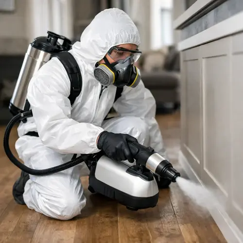 Desinsetização profissional contra baratas, formigas e aranhas